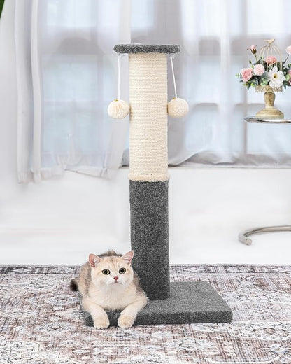 34-Inch Tall Cat Scratching Post, Komicoll Large Scratch Post, Sisal Cat - Image 2