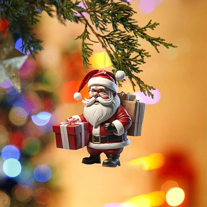 12 Pcs Christmas Tree Decorations Xmas Snowman Hanging Ornaments Cute Cartoon - Image 4
