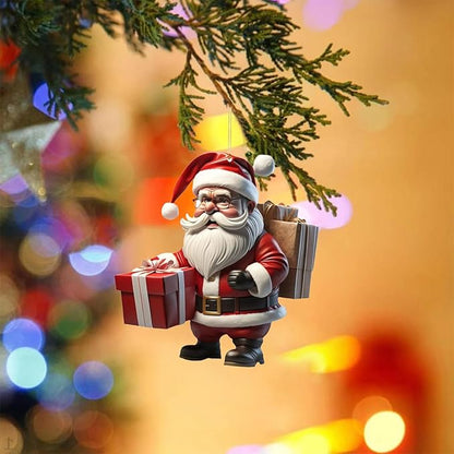12 Pcs Christmas Tree Decorations Xmas Snowman Hanging Ornaments Cute Cartoon - Image 4