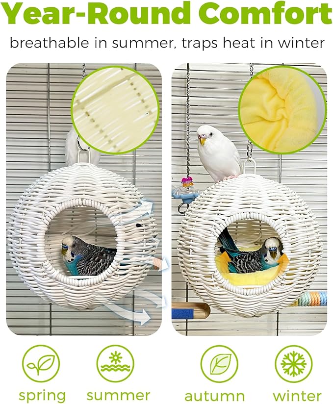 Chewproof Steel Frame Bird Nest - Image 5