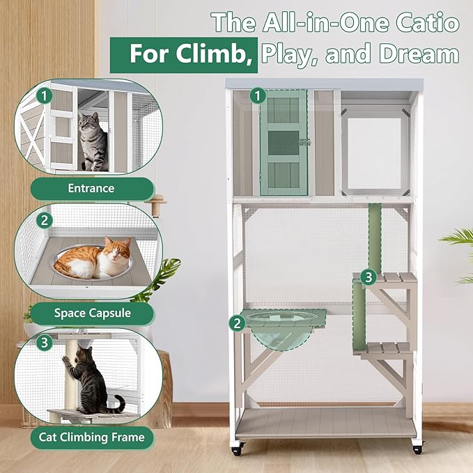 Catio Outdoor Cat Enclosure - Image 2