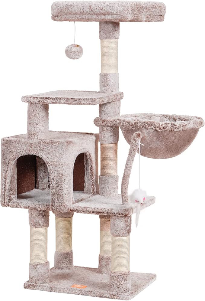 Heybly Cat Tree with Toy, Cat Tower condo - Image 5