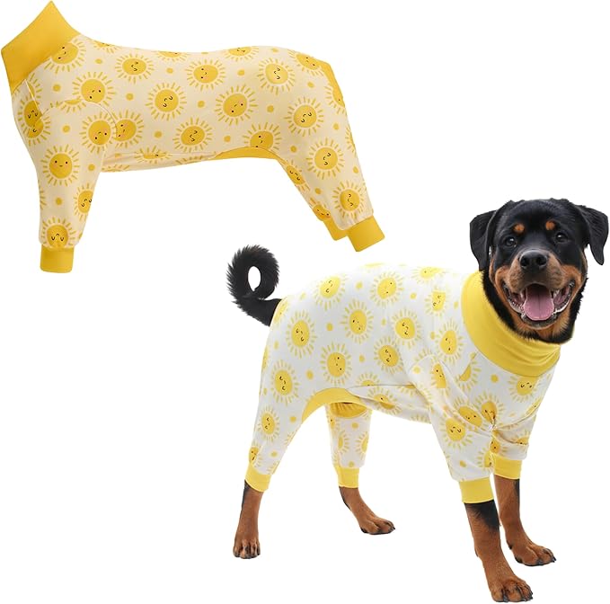 Spark Paws Dog Pajama, Dog Recovery Suit Male, Ultra-Soft and 4-Way Stretch by SparkPaws