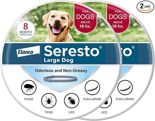 Seresto Large Dog Vet-Recommended Flea & Tick Treatment & Prevention Collar by Seresto