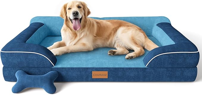 CWAWZ Extra Large Dog Bed, Orthopedic Dog Bed by CWAWZ