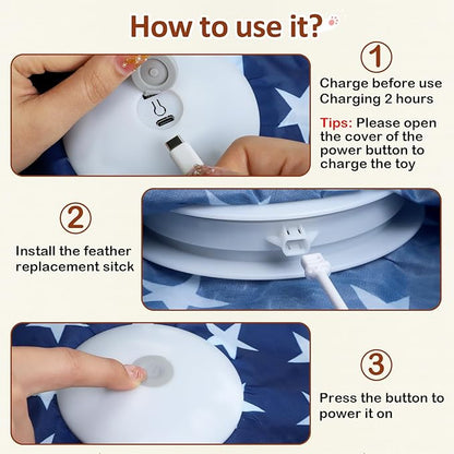 Sofolor Interactive Cat Toy Rechargeable, Cat Exercise Toys - Image 6