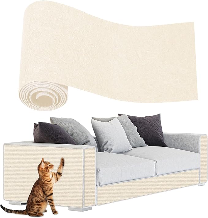 ENONCI Anit Cat Scratch Couch Furniture Protector, 78.7x15.8 Cat Wall Corner by ENONCI