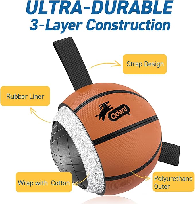QDAN Dog Ball Basketball Toys, Balls - Image 8