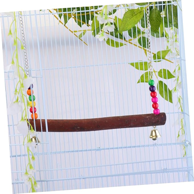 Happyyami Large Bird Wooden Swing Hanging Bridge - Image 8