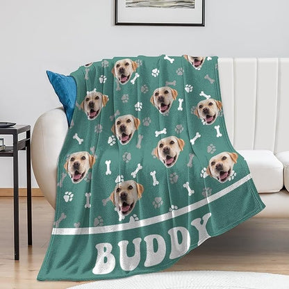 Custom Pet Name Blanket Personalized Dog Memory Blankets - Image 5