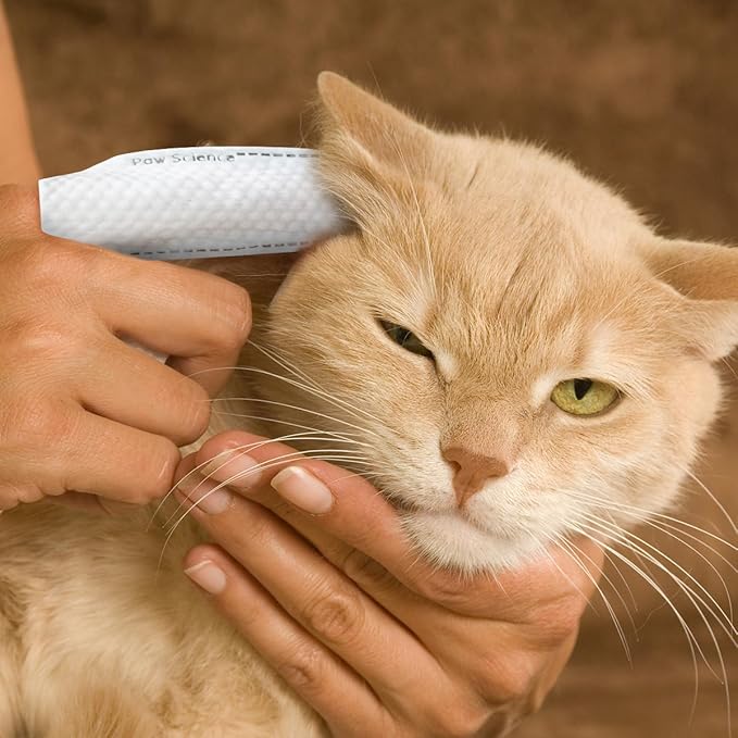 Paw Science Dog & Cat Ear Cleaner Wipes – Pet Finger Wipes - Image 5