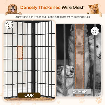 YATINEY Foldable Dog Crate Furniture, 47.2" Dog Crate - Image 8