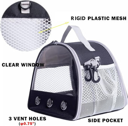 Guinea Pig Carrier, Small Animal Bird Rabbit Turtle Carrier Bag, African - Image 3