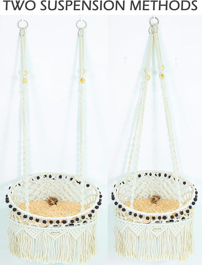 KARCEEY Macrame Cat Hammock - Image 3