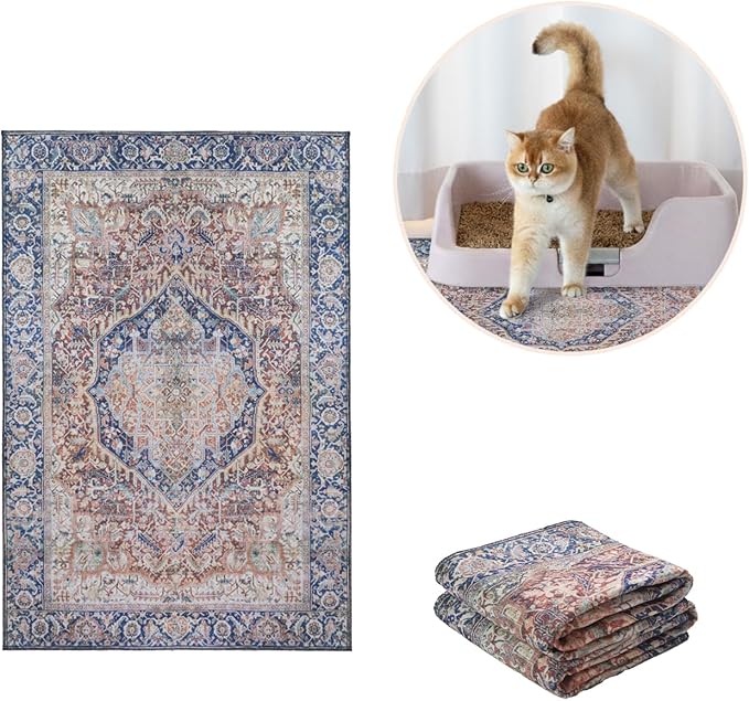 Lovewag Pets Cat Litter Box Mats 2 Pack - Image 2