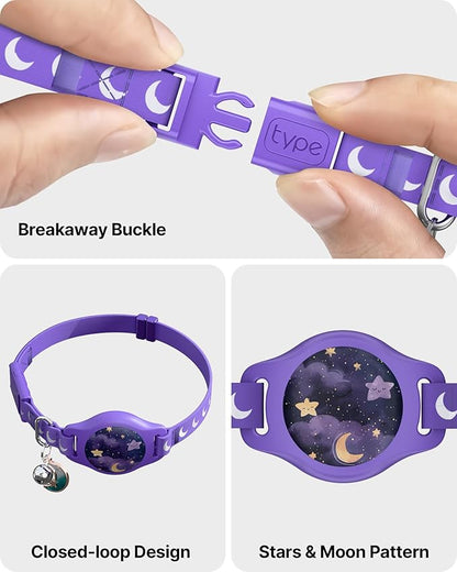 Cat Collar with Airtag Holder, Breakaway Airtag Cat Collar - Image 5