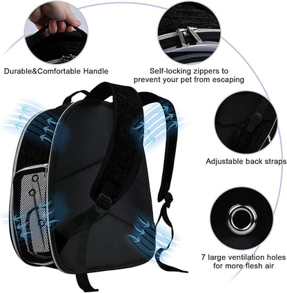 BAGLHER Cat Carrier Backpack Bubble - Image 5