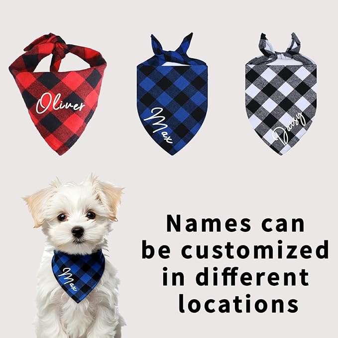 Custom Dog Bandana Personalized Bandanas - Image 3