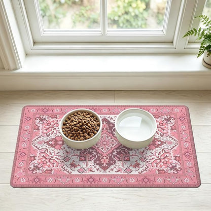 Pet Feeding Mat for Floors Waterproof Dog Mat for Food and Water Absorbent by Unknown
