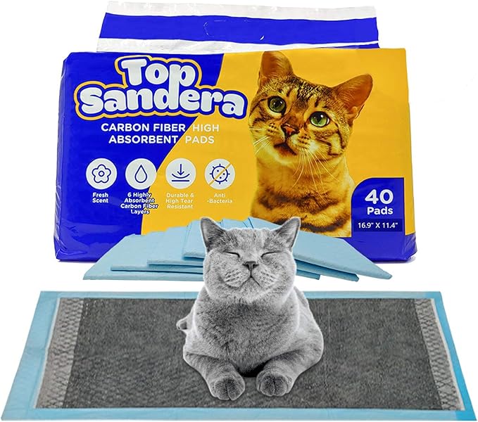 Activated Carbon Cat Litter Pads by Top+Sandera