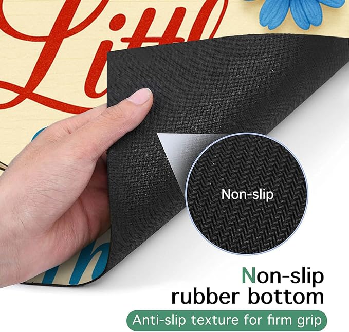 HOMETITUTE Cat Food Mat 20" x 12", Non Slip Dog Cat Food Mat - Image 7