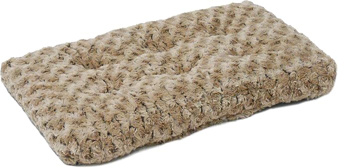 MidWest Homes for Pets Small QuietTime Deluxe Mocha Ombré Swirl Plush Pet Bed by MidWestHomesForPets