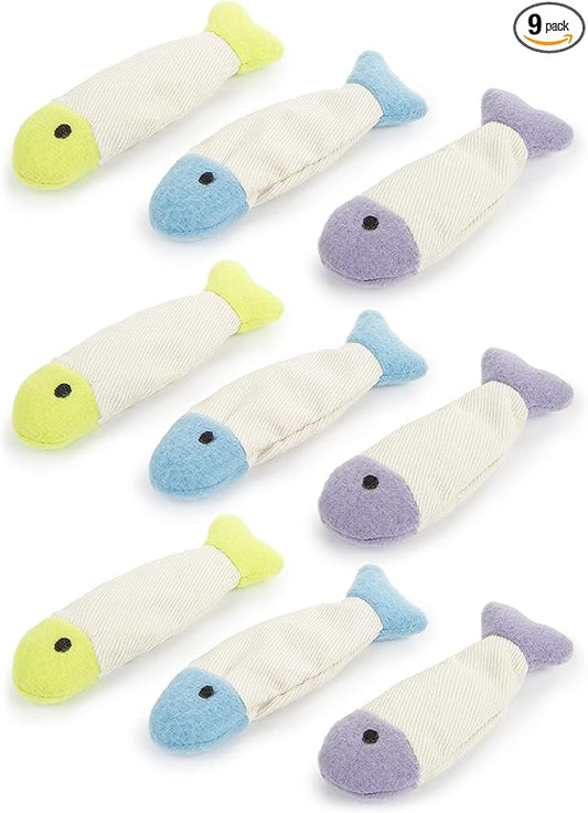 SmartyKat Fish Flop Crinkle Catnip Cat Toys by SmartyKat