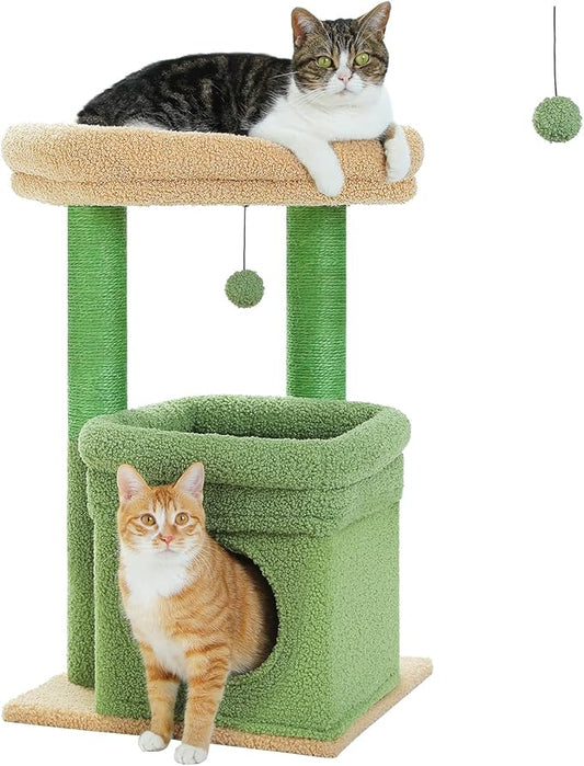 PEQULTI Cat Tree Cactus Cat Tower by PEQULTI