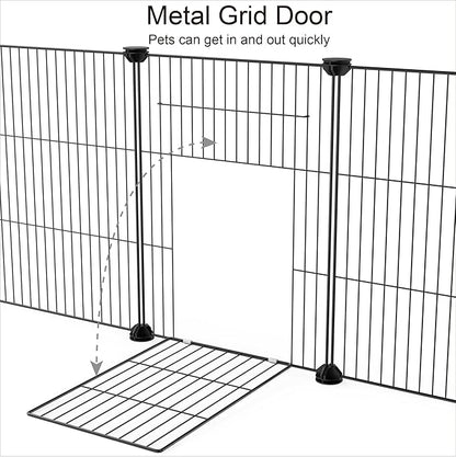 HOMIDEC Pet Playpen, Small Animals Cage DIY Wire Portable Yard Fence - Image 7