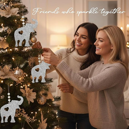 Set2 Elephant Ornament, Meaningful Christmas Ornaments - Image 4