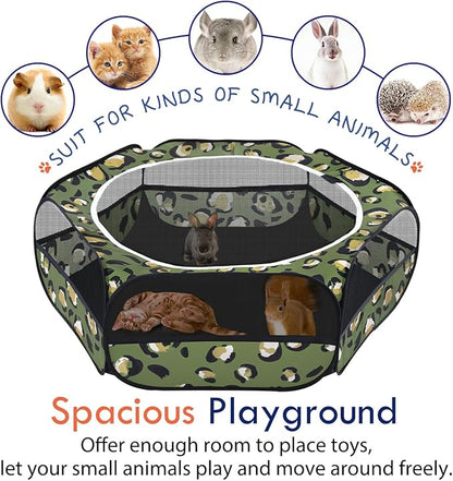 Pawaboo Small Animals Playpen, Waterproof Small Pet Cage Tent - Image 7