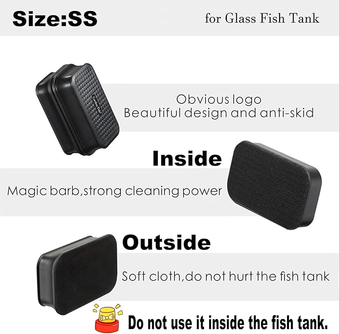 Carefree Fish Aquarium Super Strong Small Magnetic Cleaner - Image 3