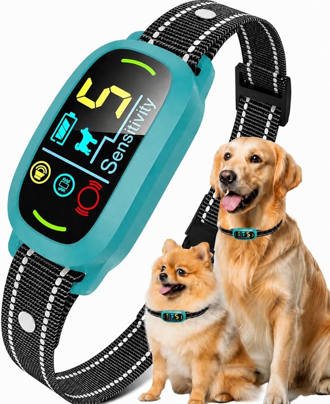 Smart AI Bark Collar for Large Medium Small Dogs, Anti Barking Device by Unknown