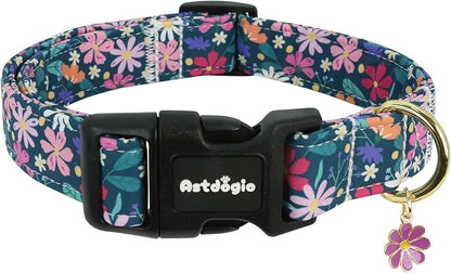 Dog Collar for Extra Small Dogs, Spring Dark Green Dog Collars by Unknown
