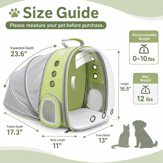 Expandable Cat Carrier Backpack - Image 2