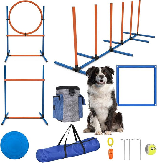 Sedeke 4 Sets Pets Agility Training Equipment by Sedeke