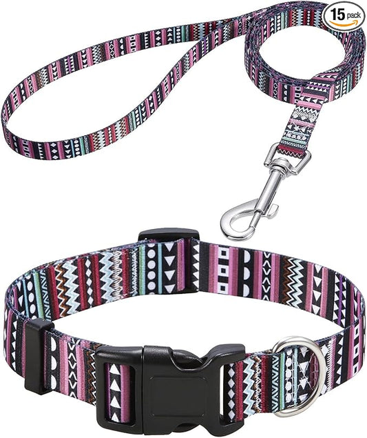Mihqy Dog Collar and Leash Set by Mihqy