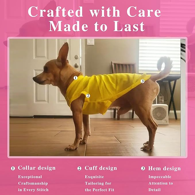 2 Pack Solid Color Dog Shirts - Image 7
