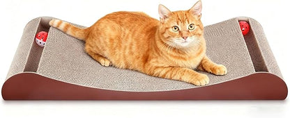Simple Delxue 30 Inches Extra Large Cardboard Cat Scratcher Bed, Cat Lounge Bed by SimpleDeluxe