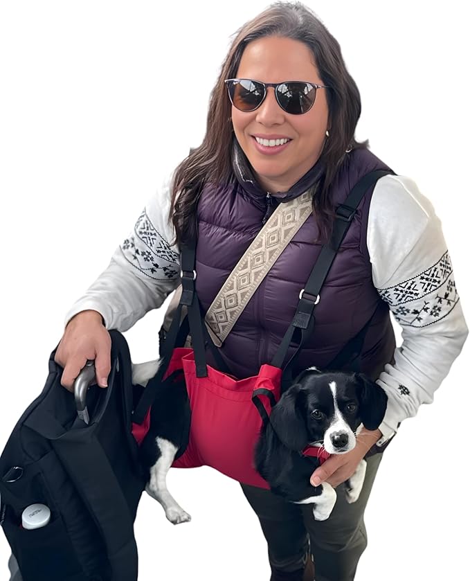 Fido Pro Airlift Ultra-Lite Dog Sling | Ultra-lite Sling Fits in Your Pocket & by FidoPro