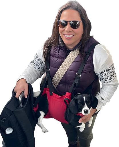 Fido Pro Airlift Ultra-Lite Dog Sling | Ultra-lite Sling Fits in Your Pocket & by FidoPro