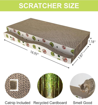TIMHAKA Cat Scratching Board, Corrugate Cat Scratcher - Image 2