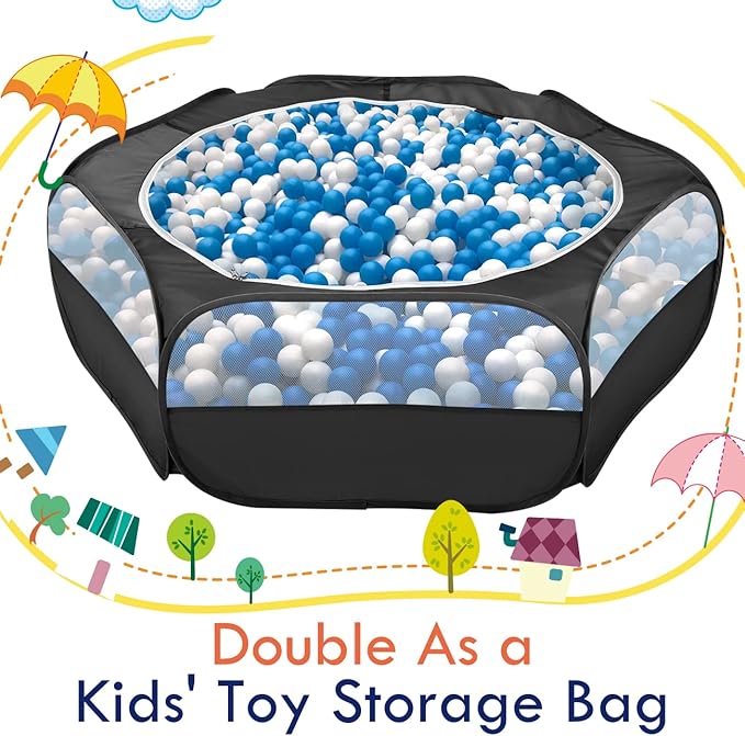 Pawaboo Small Animals Playpen, Waterproof Small Pet Cage Tent - Image 8