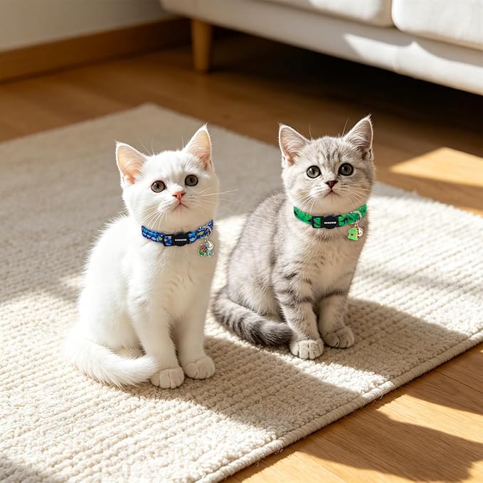 2 Pack Cotton Kitten Collars - Image 5