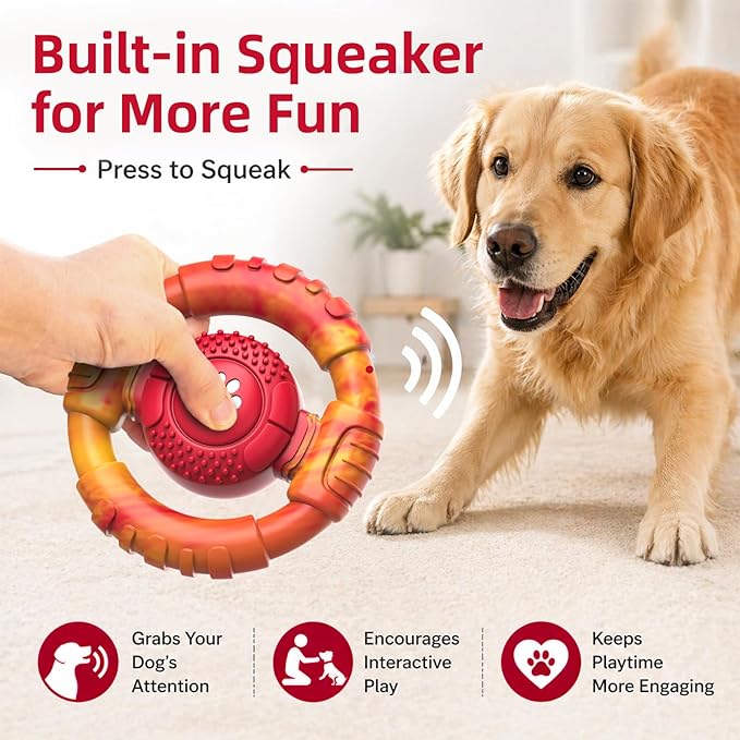 Pamlulu Tough Dog Toys for Aggressive Chewers, Indestructible Dog Toy for Large - Image 5