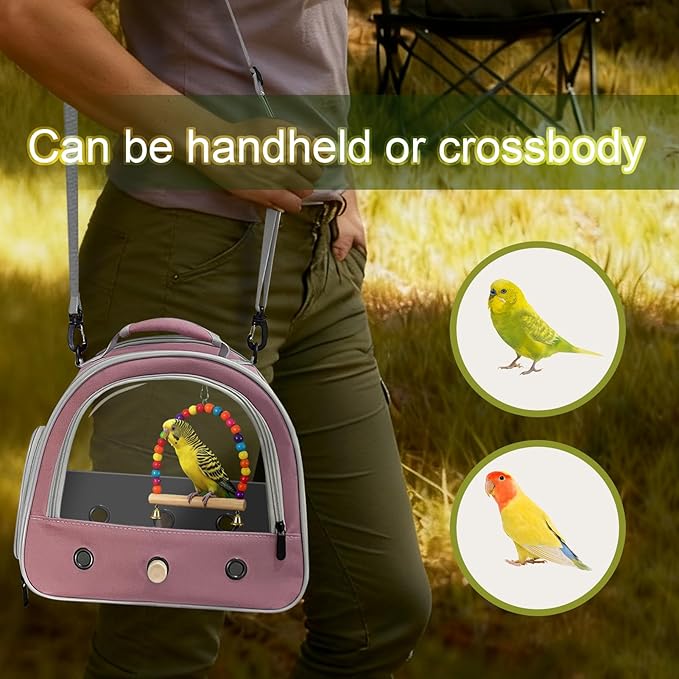 Portable Parrot Travel Cage Carrier - Image 5