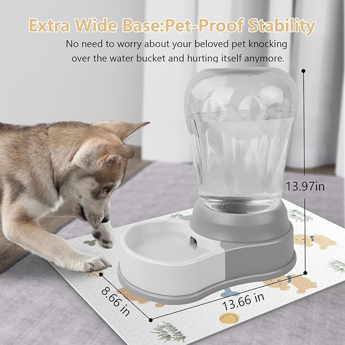 STALTWO 1.6 Gallon Automatic Dog Water Dispenser, Premium Large Capacity - Image 3