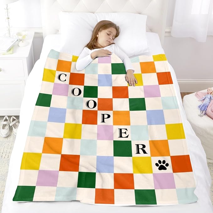 M YESCUSTOM Personalized Dog Blankets, Custom Pet Blanket - Image 5