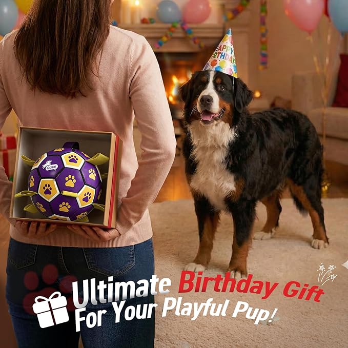 QDAN Extra Large Dog Toys Soccer Ball - Image 7