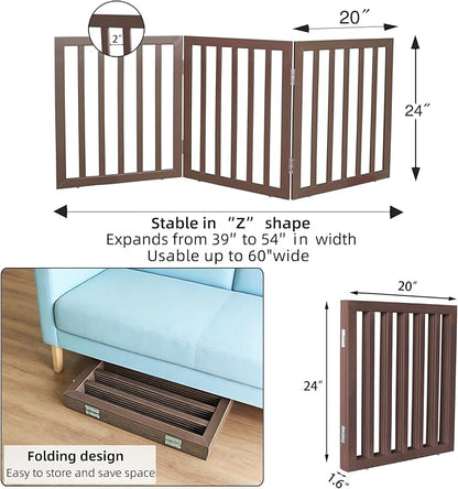 Dog Gate Indoor, Freestanding Dog Fence - Image 7